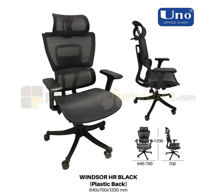 Panen Raya Furniture Kursi Kantor UNO Windsor HR Plastic