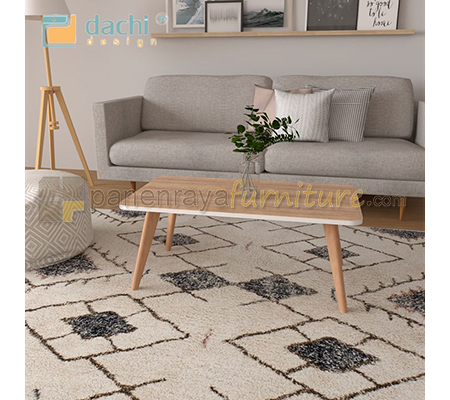 Panen Raya Furniture Coffee Table Dachi Zane Brown 100x55x42