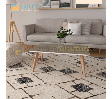 Panen Raya Furniture Coffee Table Dachi Zane Grey 100x55x42