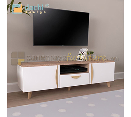 Panen Raya Furniture Rak TV Dachi Hiro Brown 140x40x51