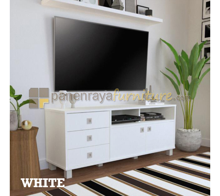 Panen Raya Meja TV Romaro RTV 0808 White 142x40x59