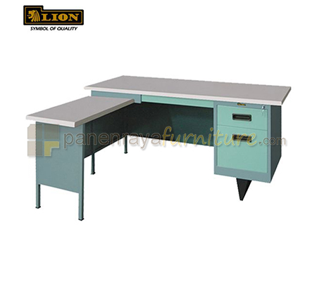 Panen Raya Furniture Meja Kantor Lion L 103AL 160x144x76