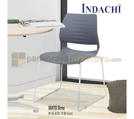 Panen Raya Furniture Kursi Susun Indachi Quito Grey