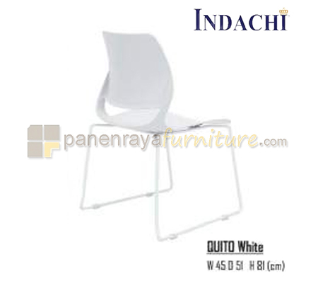 Panen Raya Furniture Kursi Susun Indachi Quito White