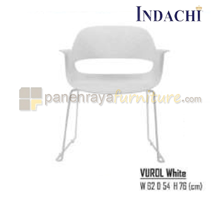 Panen Raya Furniture Kursi Susun Indachi Vurol White