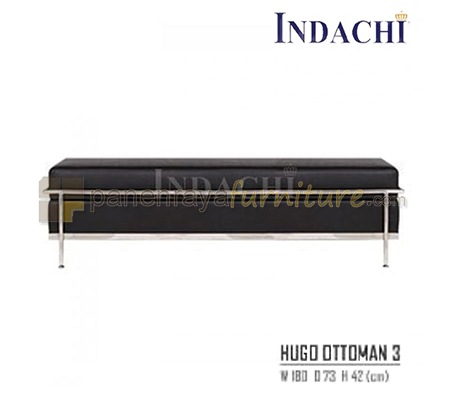 Panen Raya Furniture SOFA KANTOR INDACHI HUGO OTTOMAN 3 SEATER