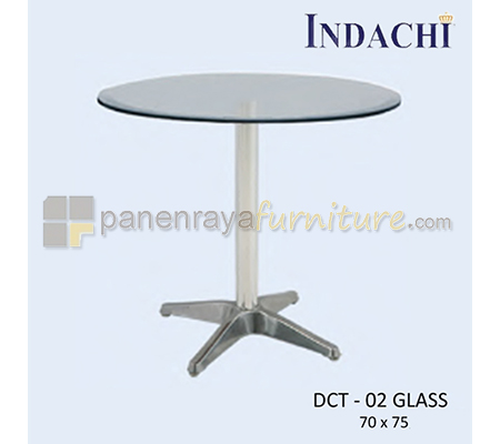 Panen Raya Cafe Table Indachi DCT 02 GLASS D 70