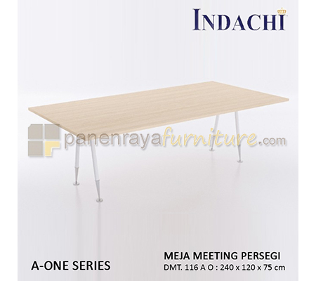 Panen Raya Furniture Meja Meeting Persegi Indachi A One DMT 116 A O Maple 240x120x75