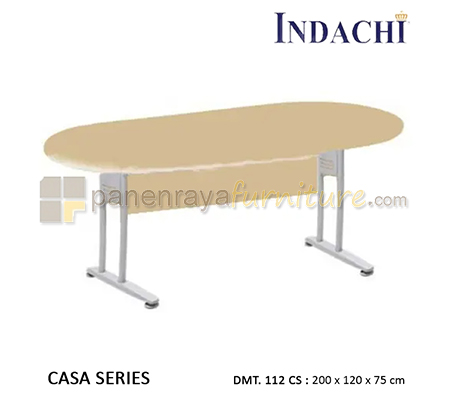 Panen Raya Meja Meeting Oval Indachi Casa DMT 112 CS Maple 200x120x75