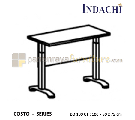 Panen Raya Furniture Meja Kantor Samping Indachi Costo DD 100 CT 100x50x75 Melamine