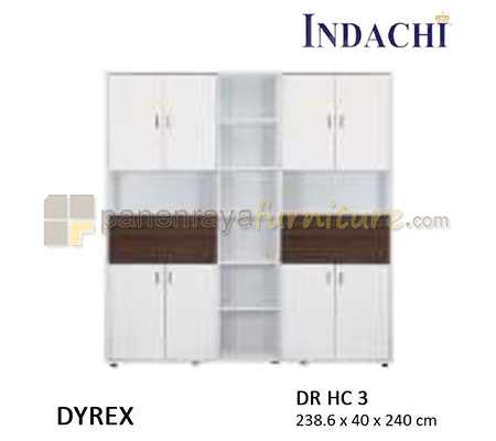 Panen Raya Furniture Lemari Arsip Indachi Dyrex DR HC 3 239x40x240 Melamine