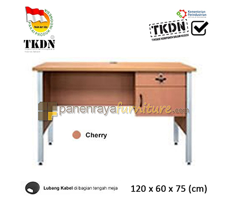 Meja Kantor Lunar MKS 126 L1 120x60x75