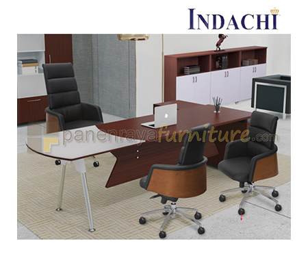 Panen Raya Furniture Meja Kantor Direktur Indachi Kavala KAV DIR 26 260x80x75