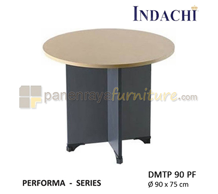 Panen Raya Meja Meeting Bundar Kaki Panel Indachi Performa DMTP 90 PF D90x75 Melamine