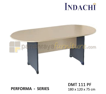 Panen Raya Furniture Meja Meeting Oval Indachi Performa DMT 111 PF MAPLE 180x120x75