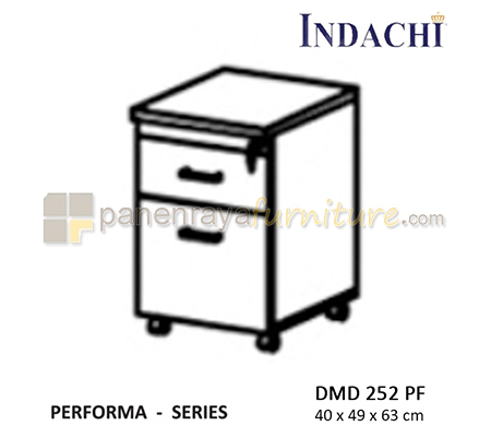 Panen Raya Furniture Laci Dorong 1 Laci 1 Filling Indachi Performa DMD 252 PF Maple 40x49x63 Melamine