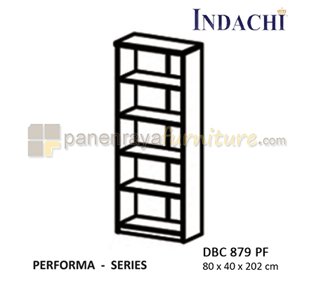 Panen Raya Lemari Arsip Tinggi Tanpa Pintu Indachi Performa DBC 879 PF 80x40x202 Melamine