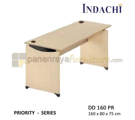 Panen Raya Meja Kantor Indachi Priority DD 160 PR Maple 160x80x75 melamine