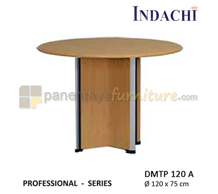 Panen Raya Meja Meeting Bundar Indachi Professional DMTP 120 A Beech D120x75 Melamine