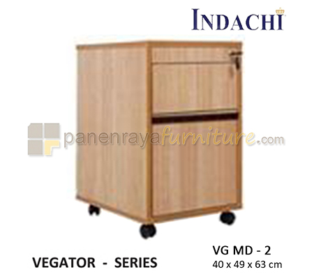 Panen Raya Furniture Laci Dorong 2 Laci Indachi Vegator VG MD 2 40x49x63 HPL