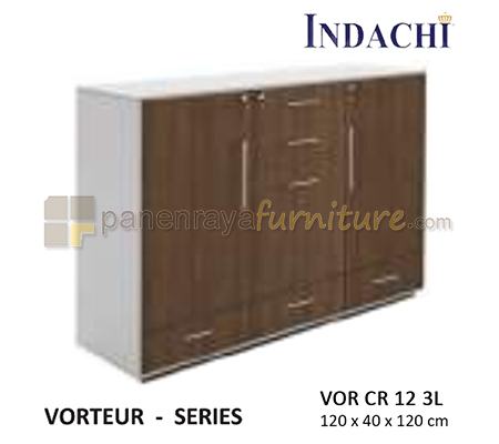 Panen Raya Furniture Lemari Arsip 5 Laci Indachi Vorteur VOR CR 12 3 L 120x40x120 HPL
