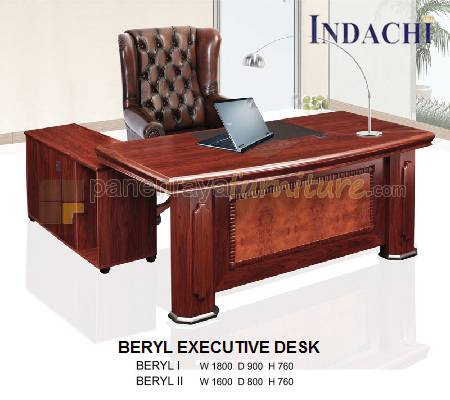 Panen Raya Furniture Meja Kantor Indachi Executive BERYL I 180x90x76