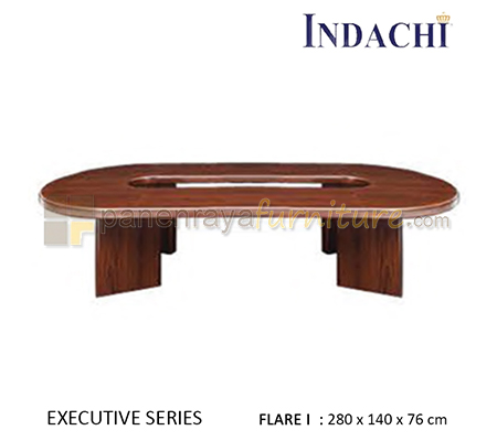 Panen Raya Furniture Meja Meeting Oval Indachi Executive FLARE I 280x140x76