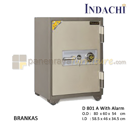 Panen Raya Furniture BRANKAS INDACHI D 801 A WITH ALARM