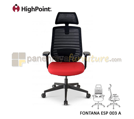 Panen Raya Furniture Kursi Kantor HighPoint Fontana ESP 003 A