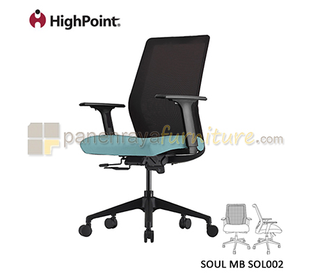 Panen Raya Furniture Kursi Kantor HighPoint Soul MB SOL002