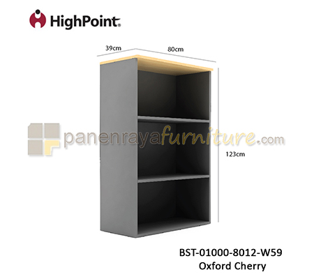 Panen Raya Rak Arsip Tinggi Tanpa Pintu HighPoint Storio BST 01000 8012 W59 Light Beech