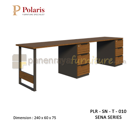 Panen Raya Workstation Staff 2 Seater Polaris Sena PLR SN T 010 240x60x75