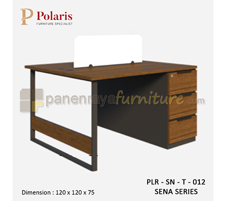Panen Raya Workstation Staff 2 Seater Polaris Sena PLR SN T 012 120x120x75