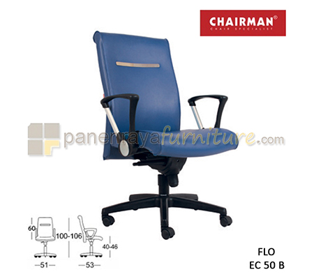 Panen Raya Furniture Kursi Kantor Chairman FLO EC 50 B