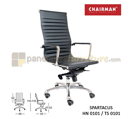 Panen Raya Furniture Kursi Kantor Chairman Spartacus HN 0101 / TS 0101