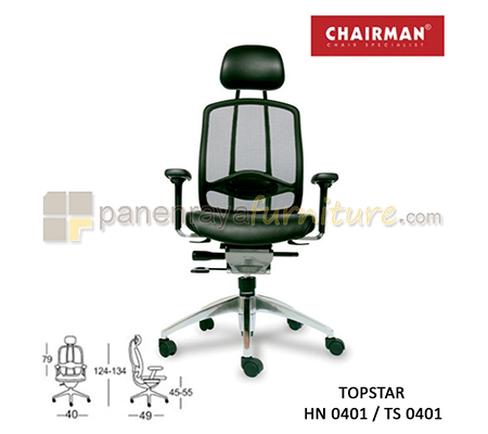 Panen Raya Furniture Kursi Kantor Chairman Topstar HN 0401 / TS 0401