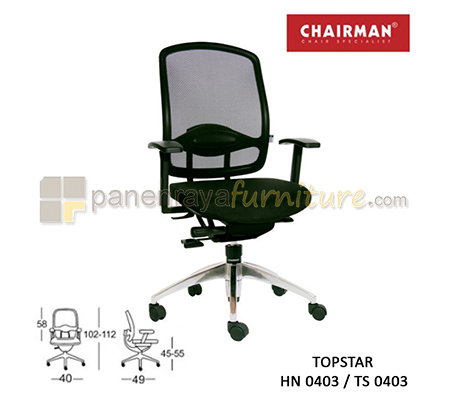 Panen Raya Furniture Kursi Kantor Chairman Topstar HN 0403 / TS 0403