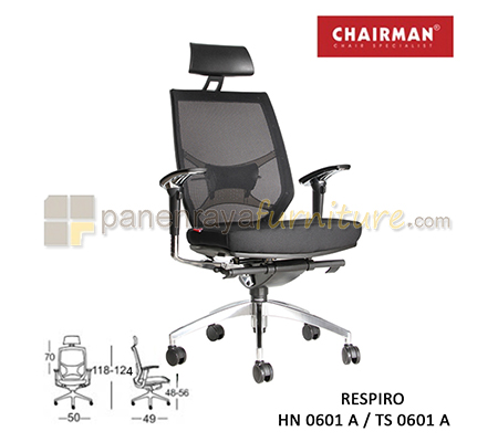Panen Raya Kursi Kantor Chairman Respiro HN 0601 A / TS 0601 A