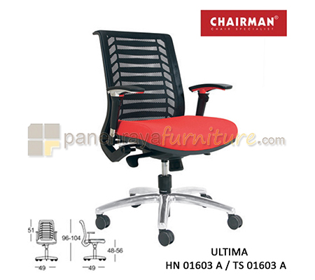 Panen Raya Furniture Kursi Kantor Chairman Ultima HN 01603 A / TS 01603 A