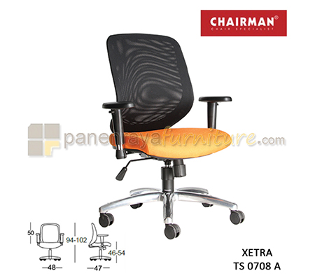 Panen Raya Furniture Kursi Kantor Chairman Xetra TS 0708 A