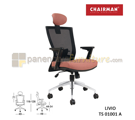 Panen Raya Furniture Kursi Kantor Chairman Livio TS 01001 A