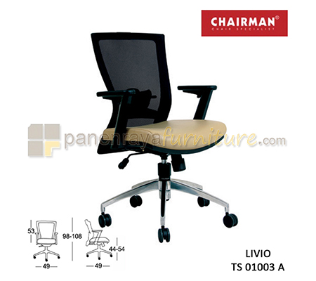 Panen Raya Furniture Kursi Kantor Chairman Livio TS 01003 A