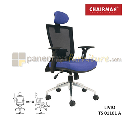 Panen Raya Kursi Kantor Chairman Livio TS 01101 A