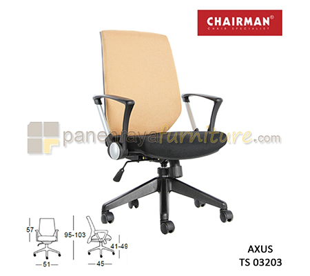 Panen Raya Furniture Kursi Kantor Chairman Axus TS 03203