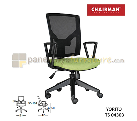 Panen Raya Kursi Kantor Chairman Yorito TS 04303
