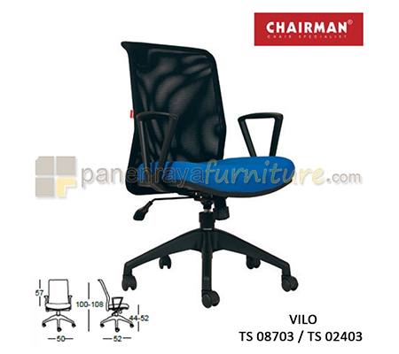 Panen Raya Furniture Kursi Kantor Chairman Vilo TS 08703 / TS 02403