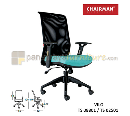 Panen Raya Furniture Kursi Kantor Chairman Vilo TS 08801 / TS 02501