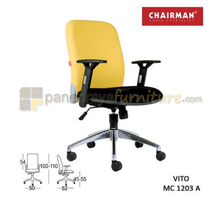 Panen Raya Furniture Kursi Kantor Chairman Vito MC 1203 A