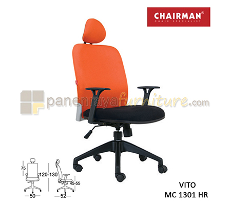 Panen Raya Furniture Kursi Kantor Chairman Vito MC 1301 HR