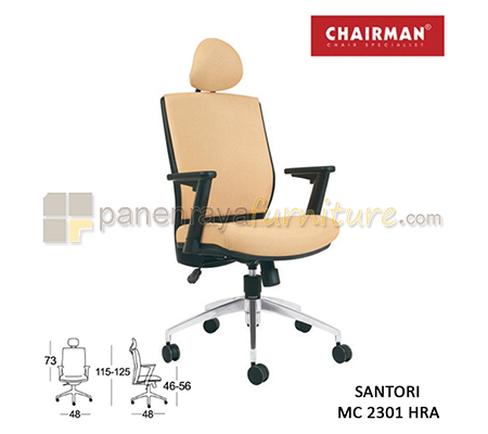 Panen Raya Furniture Kursi Kantor Chairman Santori MC 2301 HRA